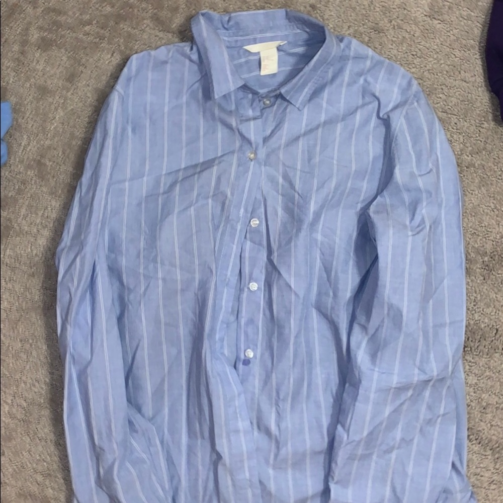 Stripped button down